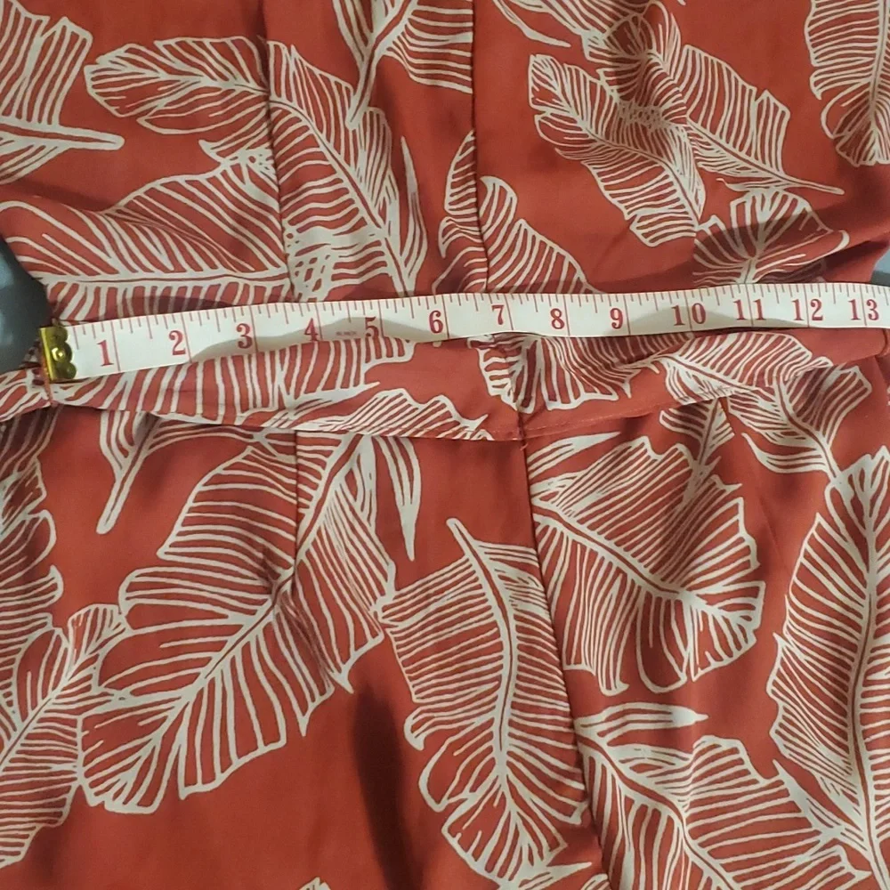 Sienna Sky Romper Red Orange Size Medium - Picture 12 of 12